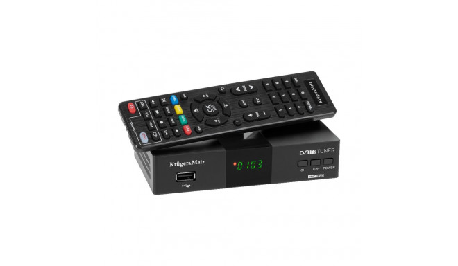 Tuner DVB-T2 H.265 HEVC Kruger&Matz