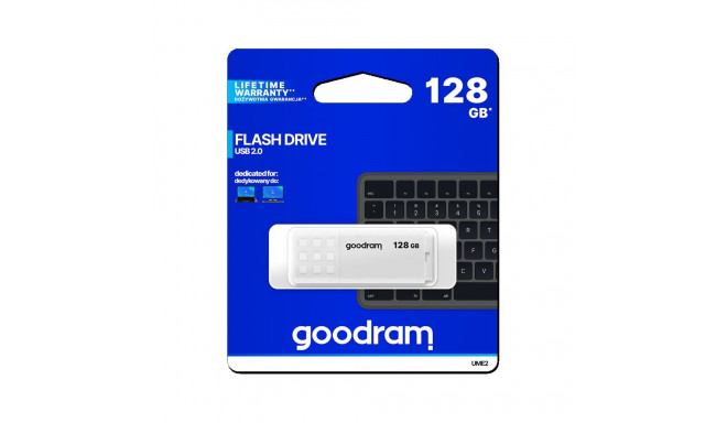 Pendrive Goodram USB 2.0 128GB biały
