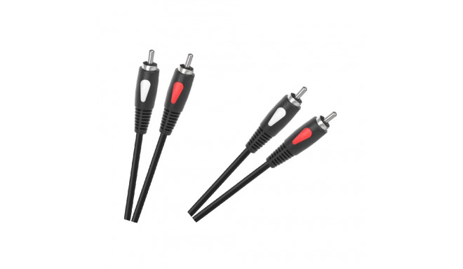 Kaabel 2RCA-2RCA 1.0m Cabletech Eco-Line