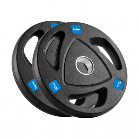 Rebel Active kummiga kaetud malmist olümpia raskuskomplekt 2x10kg, ava 51mm