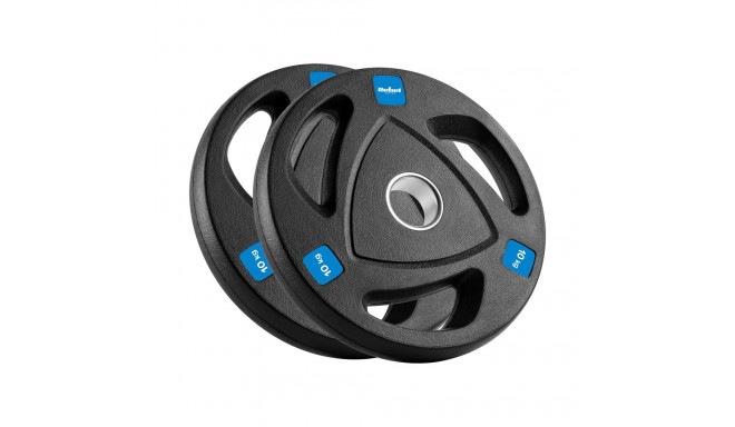 Rebel Active kummiga kaetud malmist olümpia raskuskomplekt 2x10kg, ava 51mm
