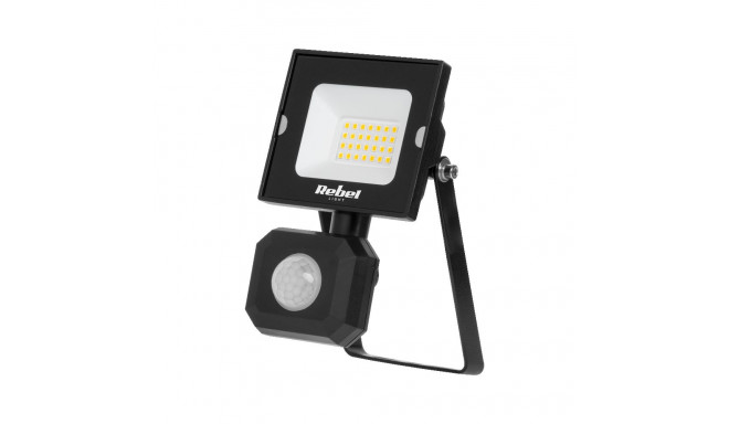 LED-prožektor 20W hämariku- ja liikumisanduriga, 6500K, 230V