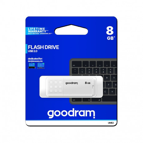 Pendrive Goodram USB 2.0 8GB biały