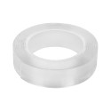 Kahepoolne nano korduvkasutatav montaažiteip REBEL (2 mm x 30 mm x 3 m) läbipaistev