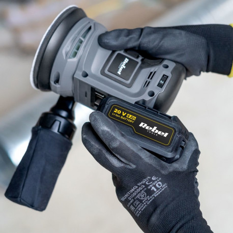 akutoitega 20V ekstsentriklihvija