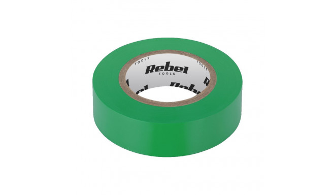 Isoleerlint REBEL (0,13 mm x 19 mm x 20 yd) roheline (10 tk.)