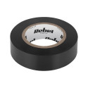Taśma izolacyjna klejąca REBEL (0,13 mm x 19 mm x 20 yd) czarna (10 tk.)