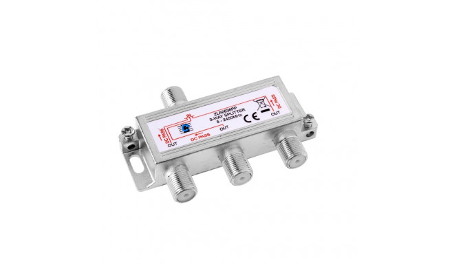 Splitter 3way 5-2450MHz power pass