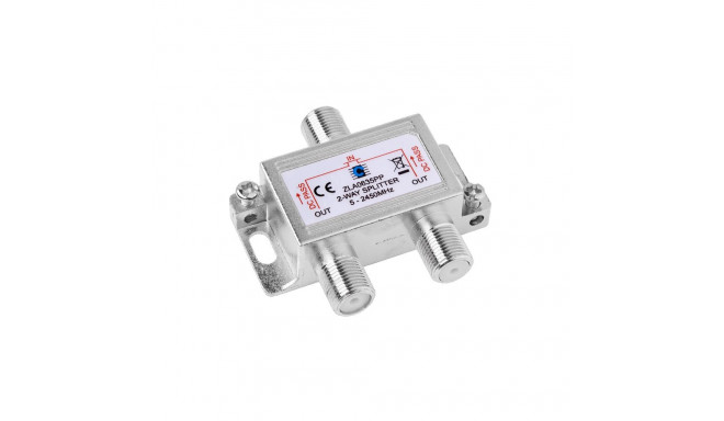 Jaotur 2-suunaline 5-2450MHz toite läbivooluga