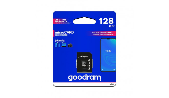 Karta pamięci microSD 128GB UHS-I Goodram z adapterem