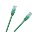 Patchcord kabel UTP 8c wtyk-wtyk 1.0m CCA zielony