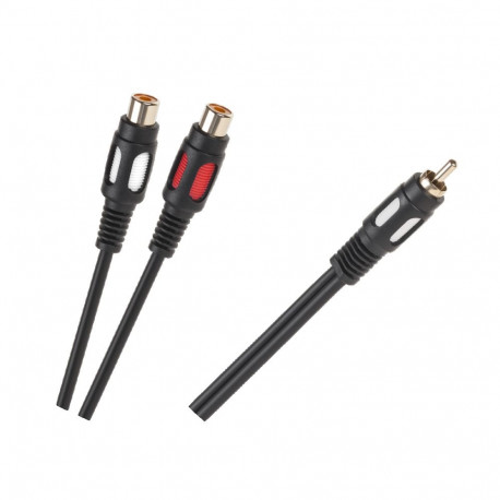 1RCA-2 RCA pesa 25 cm kaabel