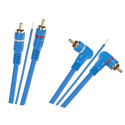 Kaabel 2 x RCA - 2 x RCA + juhe 5m nurga all - sirge