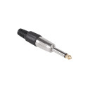 Pistmik Jack 6,3 mono HQ must (10 tk.)