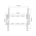 Universaalne seinakinnitus LED-telerile (26-55") LP34-44T vertikaalse reguleerimisega