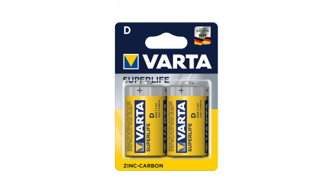 VARTA R20 SUPERLIFE patarei 2tk/pk.