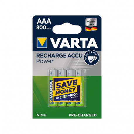 VARTA AAA 800mAh 4 tk akupatarei