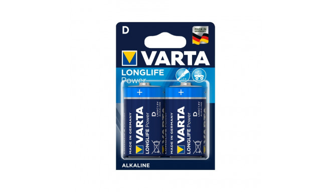 Leeliseline patarei VARTA LR20 LONGLIFE 2tk/pk.