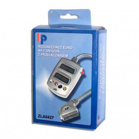 Złącze WTYK EURO-2GN+SVHS+3RCA+przł