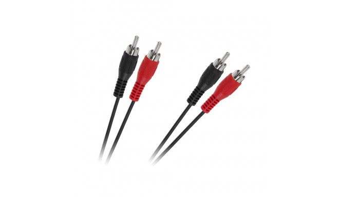 Kabel 2 x RCA - 2 x RCA 10 m standardkaabel