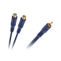 KPO2615 Kaabel 1 x RCA pistik - 2 RCA pesa 0.2m (10 tk.)