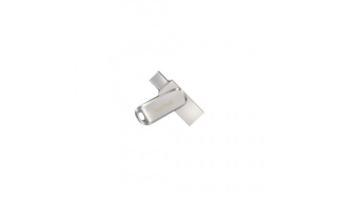 Sandisk 512GB Ultra Dual Drive Luxe USB 3.1 + Type C Silver