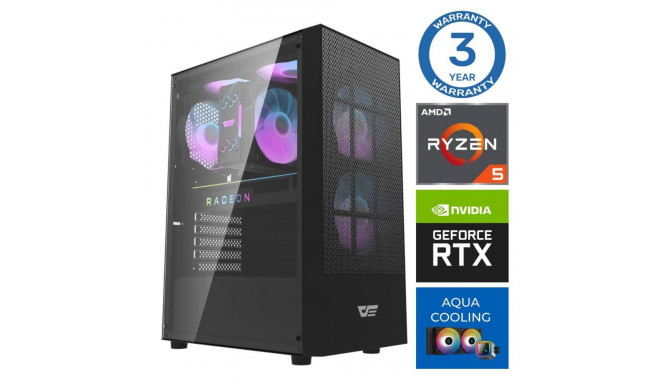 INTOP AQUA Ryzen 5 7600X 16GB DDR5 1TB SSD M.2 NVME+2TB RTX4060 8GB no-OS