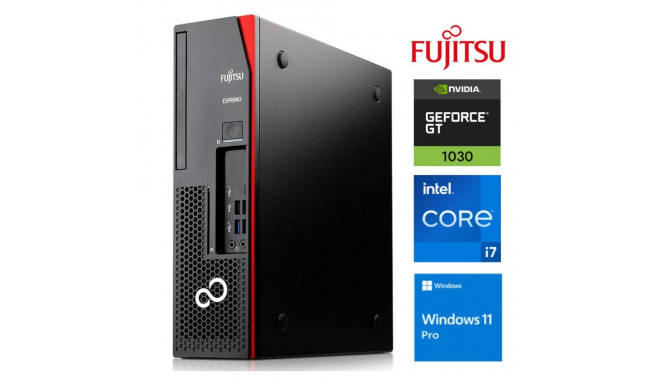 Fujitsu D738 SFF i7-9700 64GB 1TB SSD M.2 NVME GT1030 2GB WIN11Pro