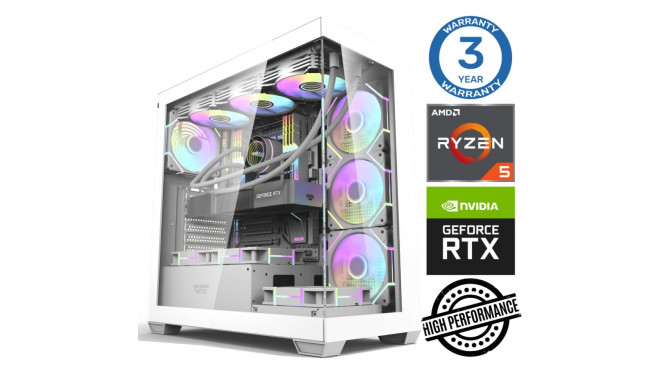 INTOP Ryzen 5 7500F 32GB DDR5 1TB SSD M.2 NVME+2TB RTX5070 12GB no-OS