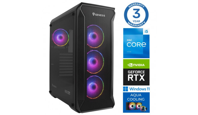 INTOP AQUA i5-13400F 32GB DDR5 2TB SSD M.2 NVME+2TB RTX5070Ti 16GB
 WIN11