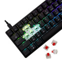White Shark GK-004111 Shinobi-2 Red switch, Black US