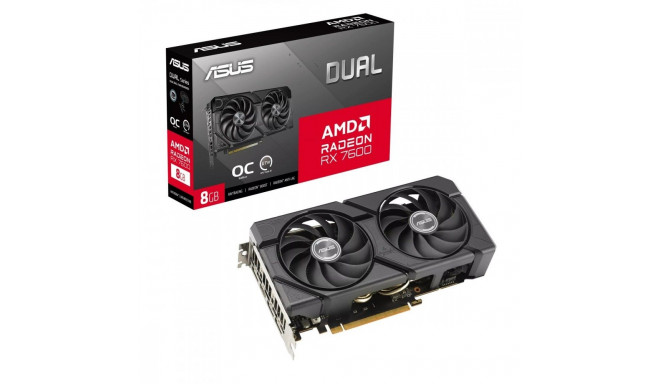 Graphics card Dual Radeon RX 7600 EVO OC Edition 8GB GDDR6