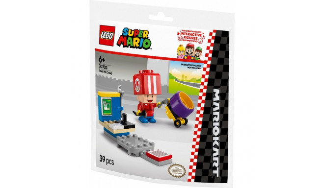Super Mario 30702 Mario Kart - Toad (boksimeeskond) klotsid
