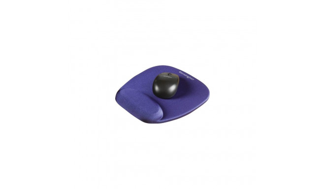 Product Title: Blue Ergonomic Mouse Pad with Memory Foam Wrist Support
Prod