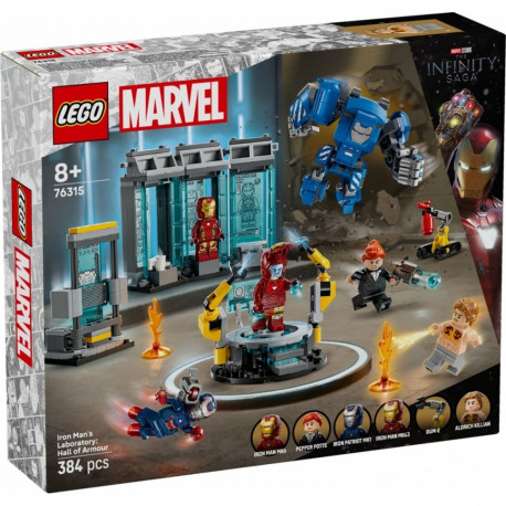 Blocks Super Heroes 76315 Iron Mans Laboratory: Hall of Armor