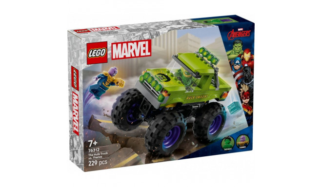 Blocks Super Heroes 76312 The Hulk Truck vs. Thanos