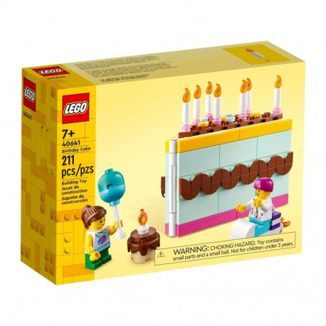 Toy Set - LEGO 40641 Birthday Cake 211 Elements 90mm Height