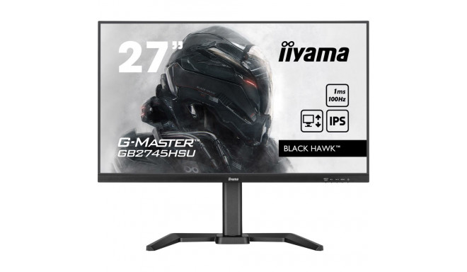 Monitor - iiyama G-MASTER GB2745HSU-B2 27" Full HD 1920 x 1080 LED Display 1 ms Response Time Black