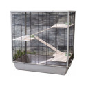 Rodent Cage - INTER-ZOO Diego Wood Japandi 78 x 48 x 97cm