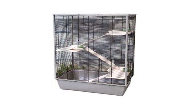 Rodent Cage - INTER-ZOO Diego Wood Japandi 78 x 48 x 97cm