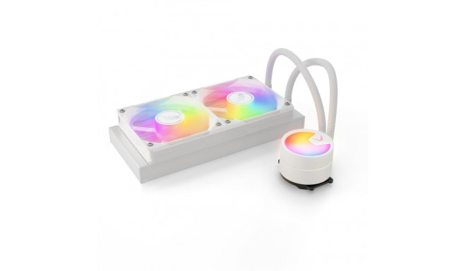 CPU Cooler - Valkyrie A240 Liquid Cooler 24cm 69 CFM AM4 LGA 1700 White