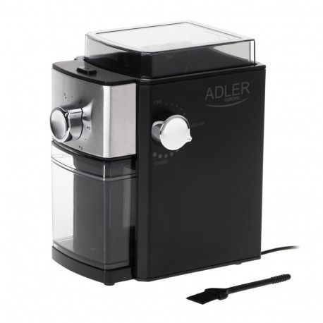 Coffee Grinder - Adler AD 4448 Burr Grinder 300W Black/Silver