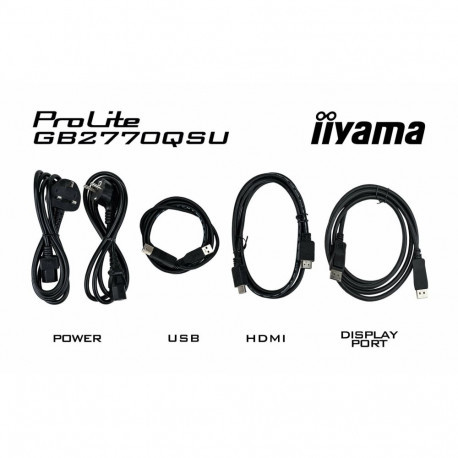 Monitor - iiyama G-MASTER GB2770QSU-B6 27" 2560x1440 180Hz LCD Black