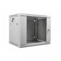 Wall Rack - Lanberg 19" 9u 600x450mm Gray Glass Door