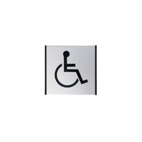 Osutav silt 1.23  INVALIIDIDELE - 93x93mm / anod. alum.