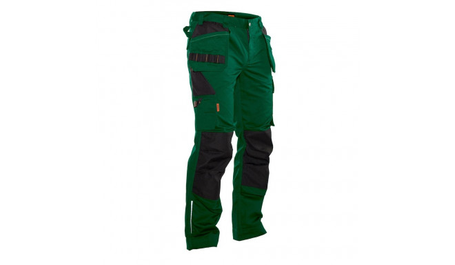Jobman Practical vööpüksid ripptaskutega 2322 roheline/must 62