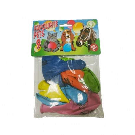 Bini loomadega õhupallid, 9 tk