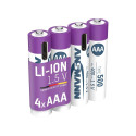 ACCU AAA 1.5V 500MAHUSB-C.MAX1A 4PCS