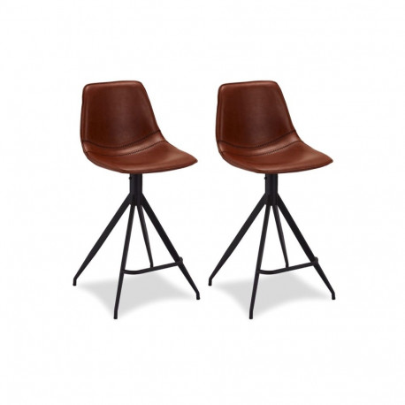 Baaritoolid Isabel, 2 tk, pruun