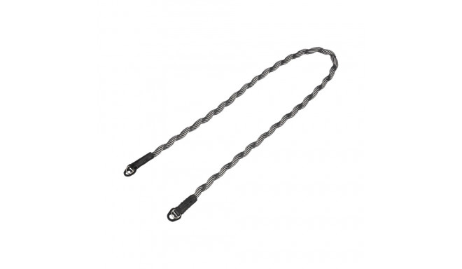 Artisan & Artist I ACAM-707 I Spiral Cord Strap, Black/White